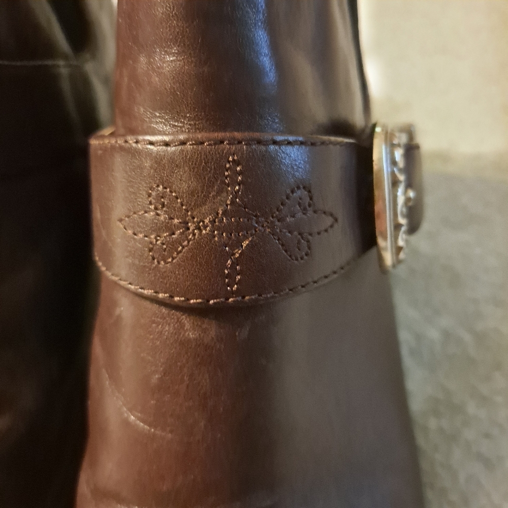 Ariat Womens Western Ankle Fashion Dress Boots Brown Buckle 12525 Size 6.5 - Picture 12 of 12